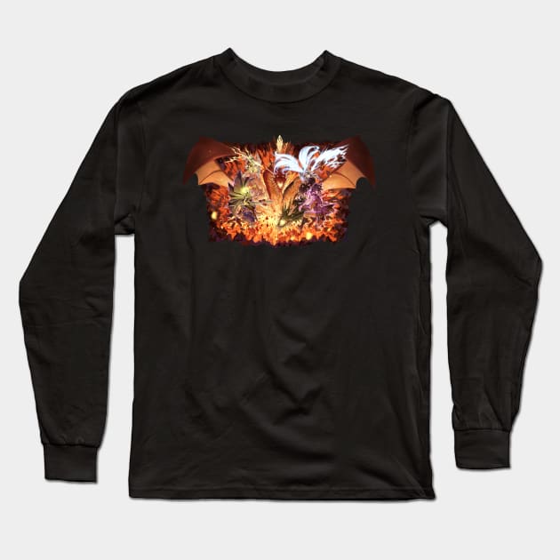 The Battle of Dragon Well Long Sleeve T-Shirt by RobustaArt